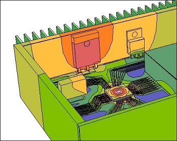 Complex box model created with Sauna