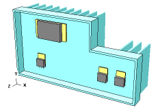 Irregular heat sink