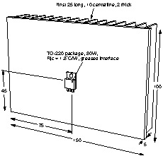 Heat sink with standard device